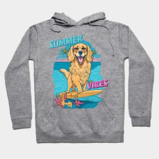 Summer Vibes - Golden Retriever Hoodie